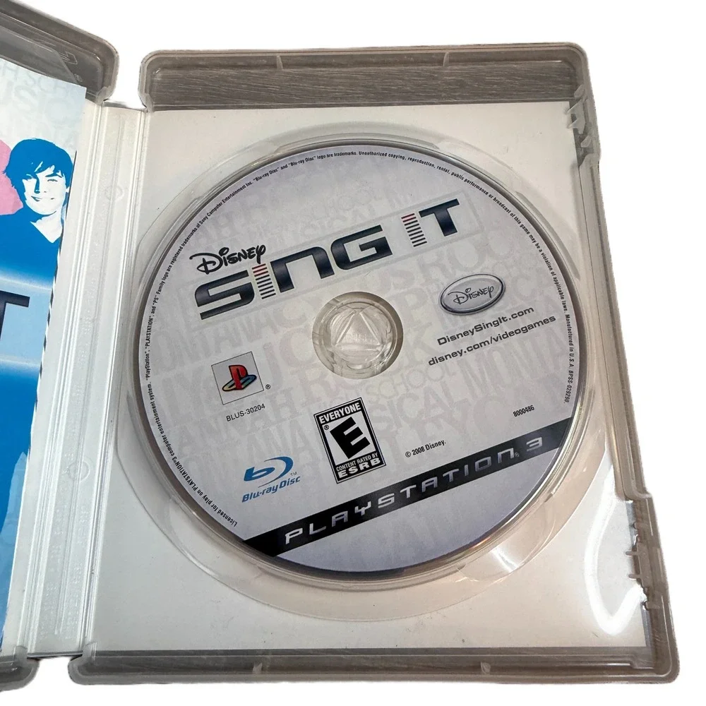 Disney Sing It Sony PlayStation 3 PS3 Game Miley Cyrus High School Musical 2008